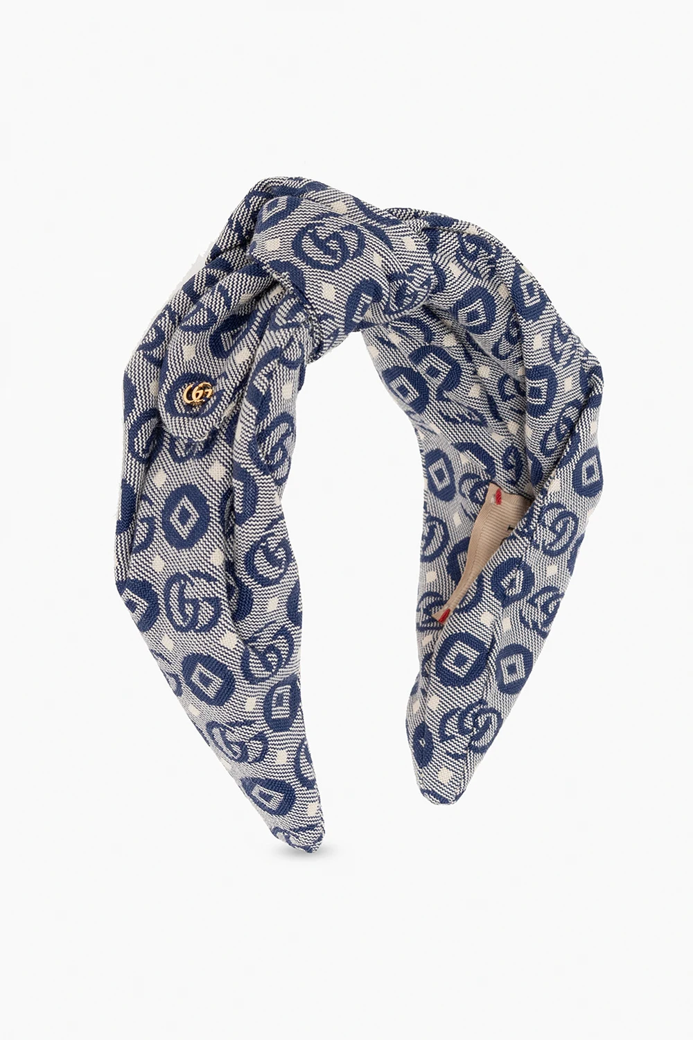 NAVY BLUE Patterned headband