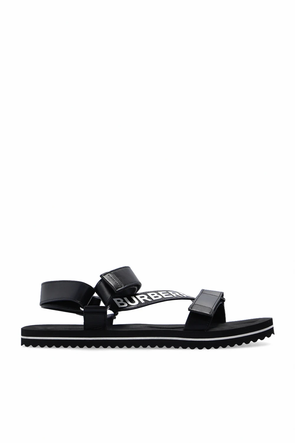 Sandals with logo