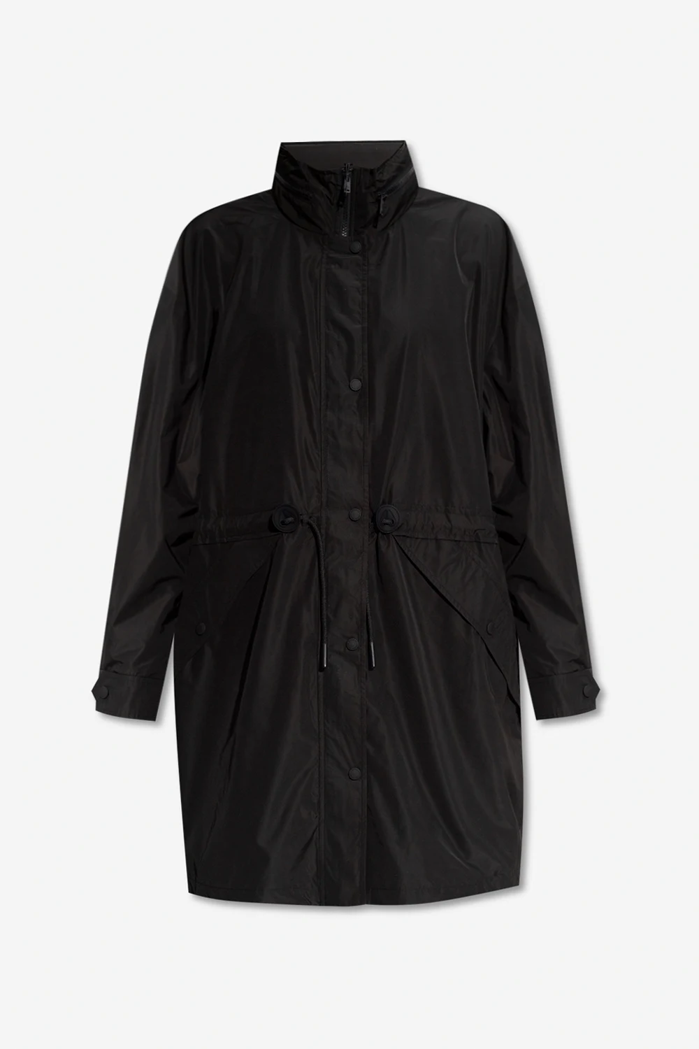 BLACK Hooded parka