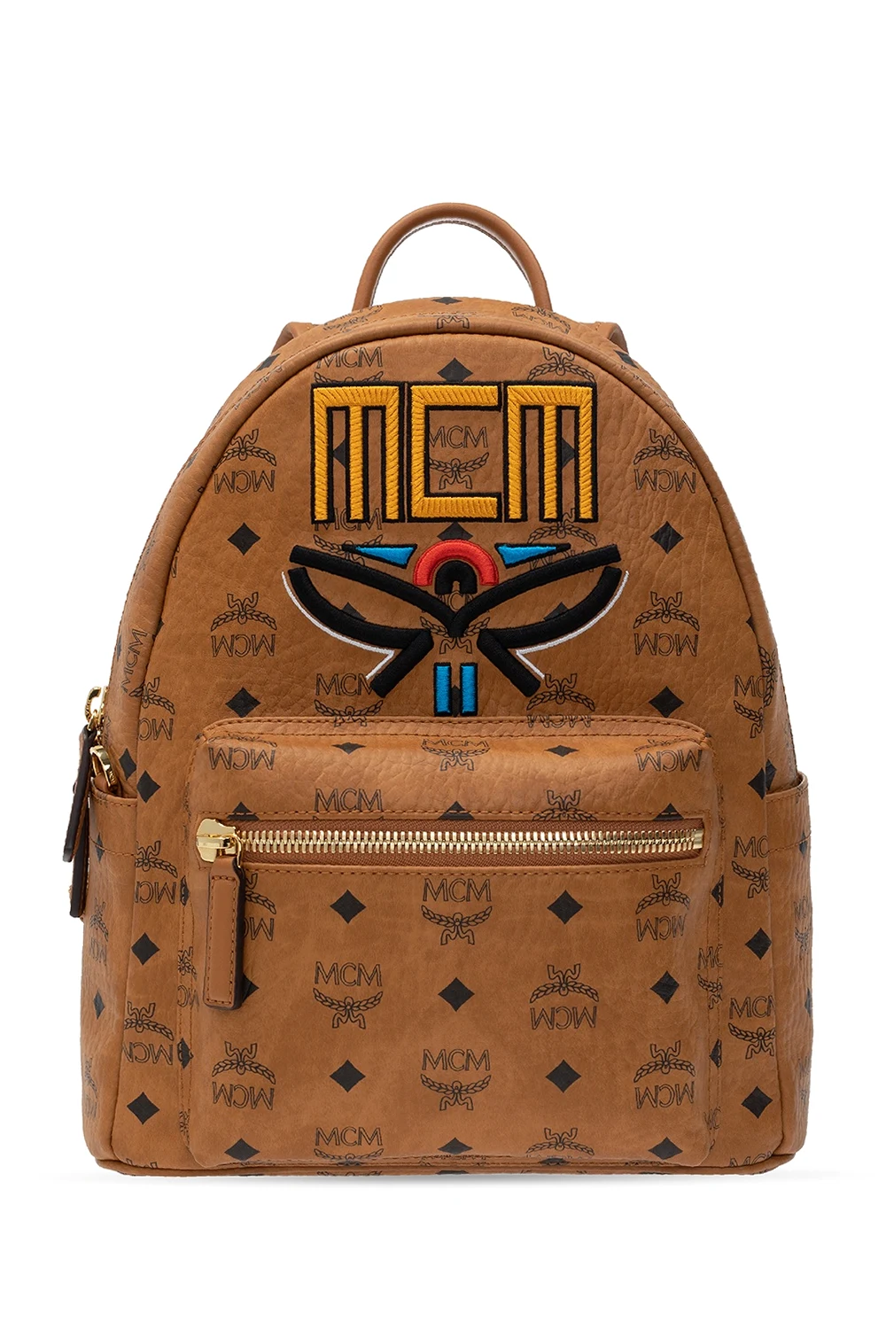BROWN Backpack with logo