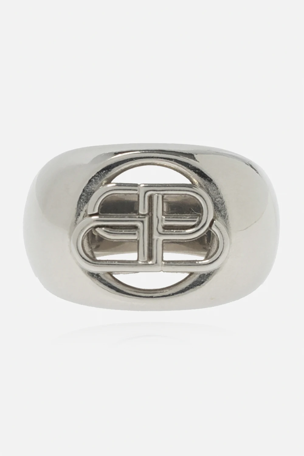 Signet ring with logo
