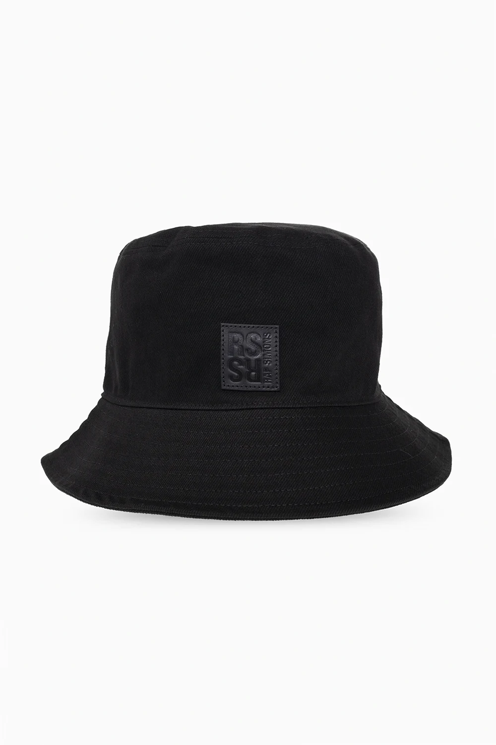 BLACK Logo-patched bucket hat
