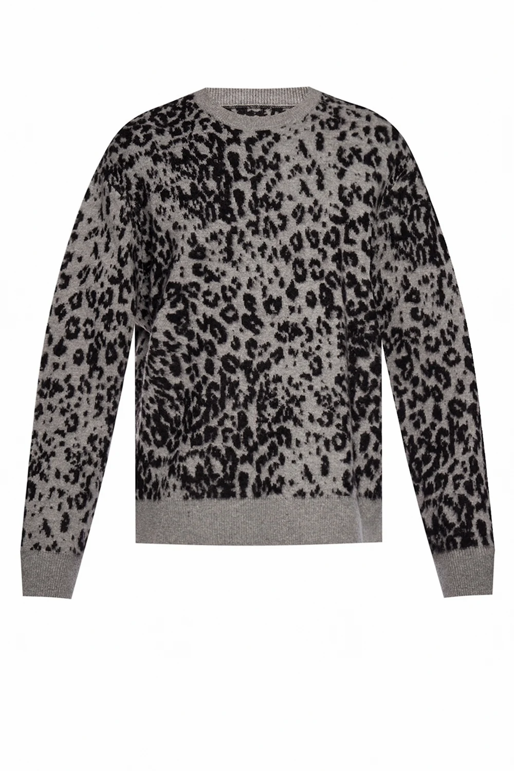 GREY ‘Wildcat’ patterned sweater