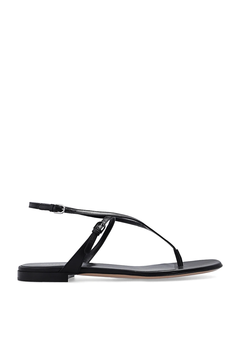 BLACK Leather sandals