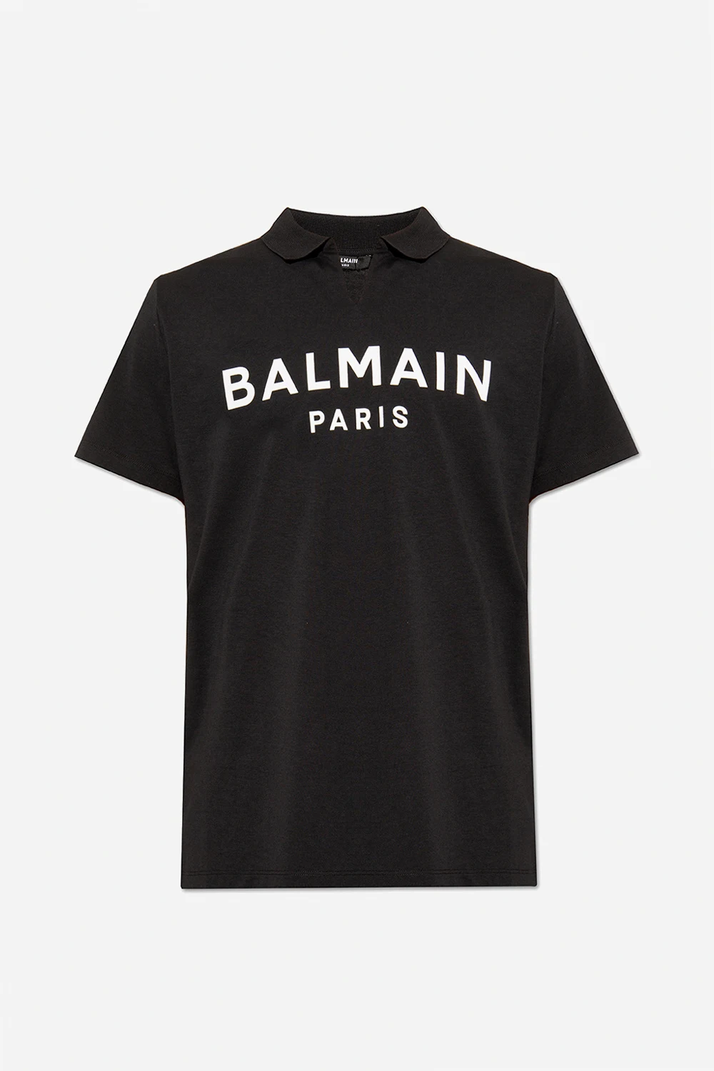 BLACK Polo shirt with logo
