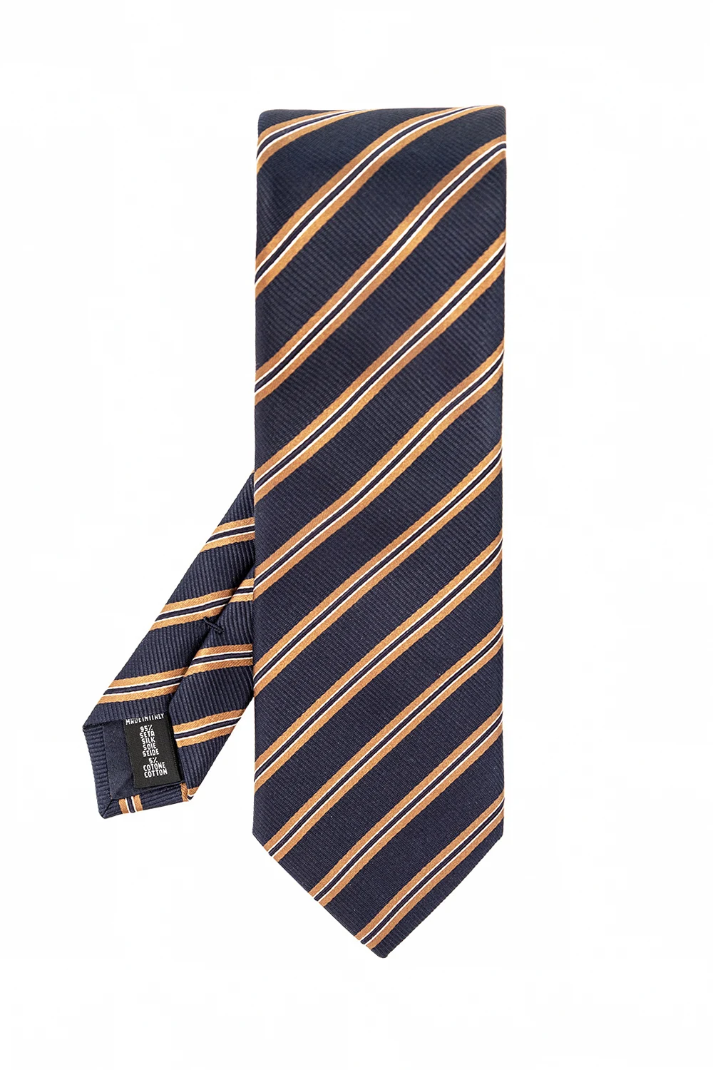 NAVY BLUE Striped tie