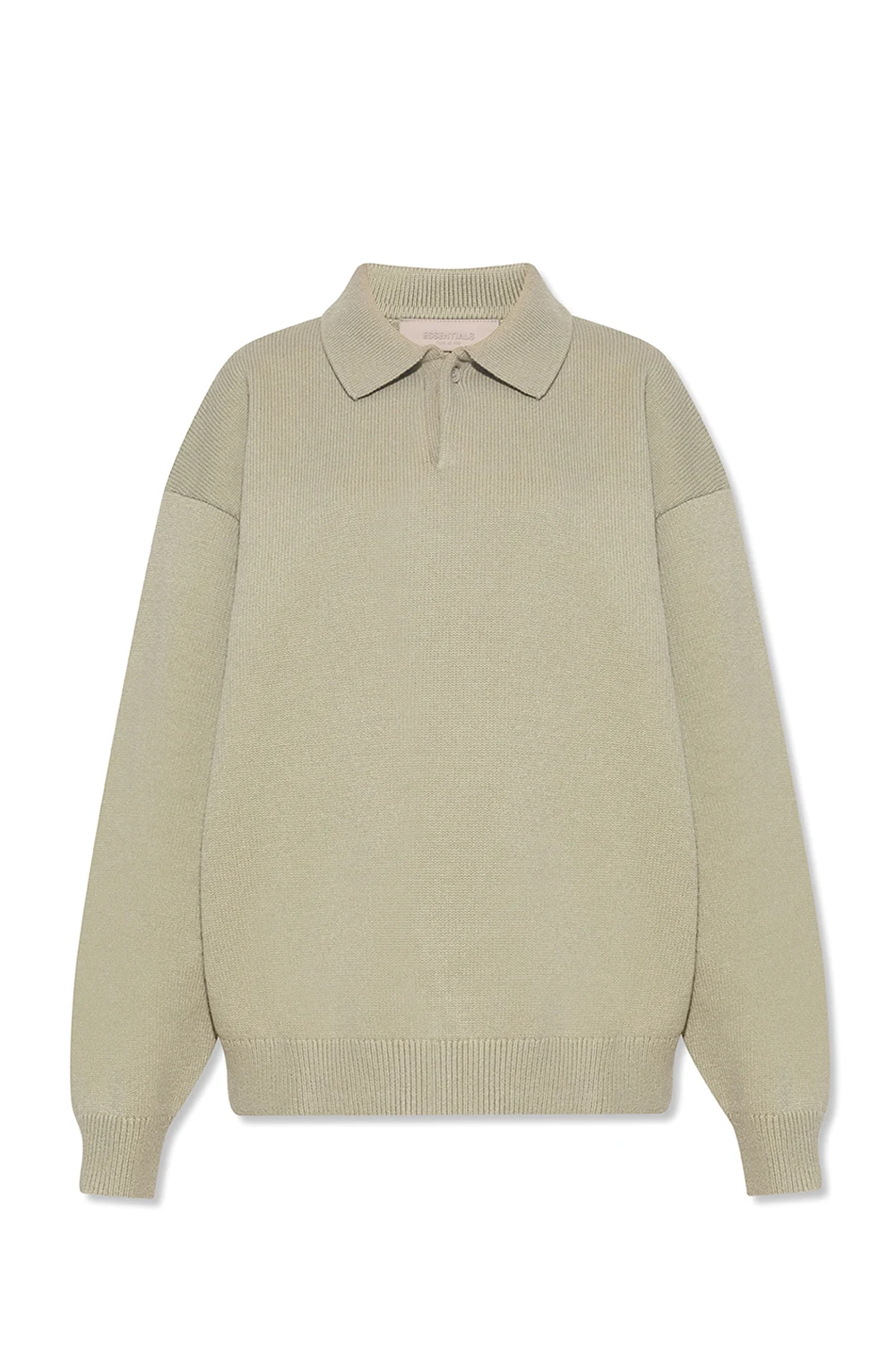 GREEN Polo sweater