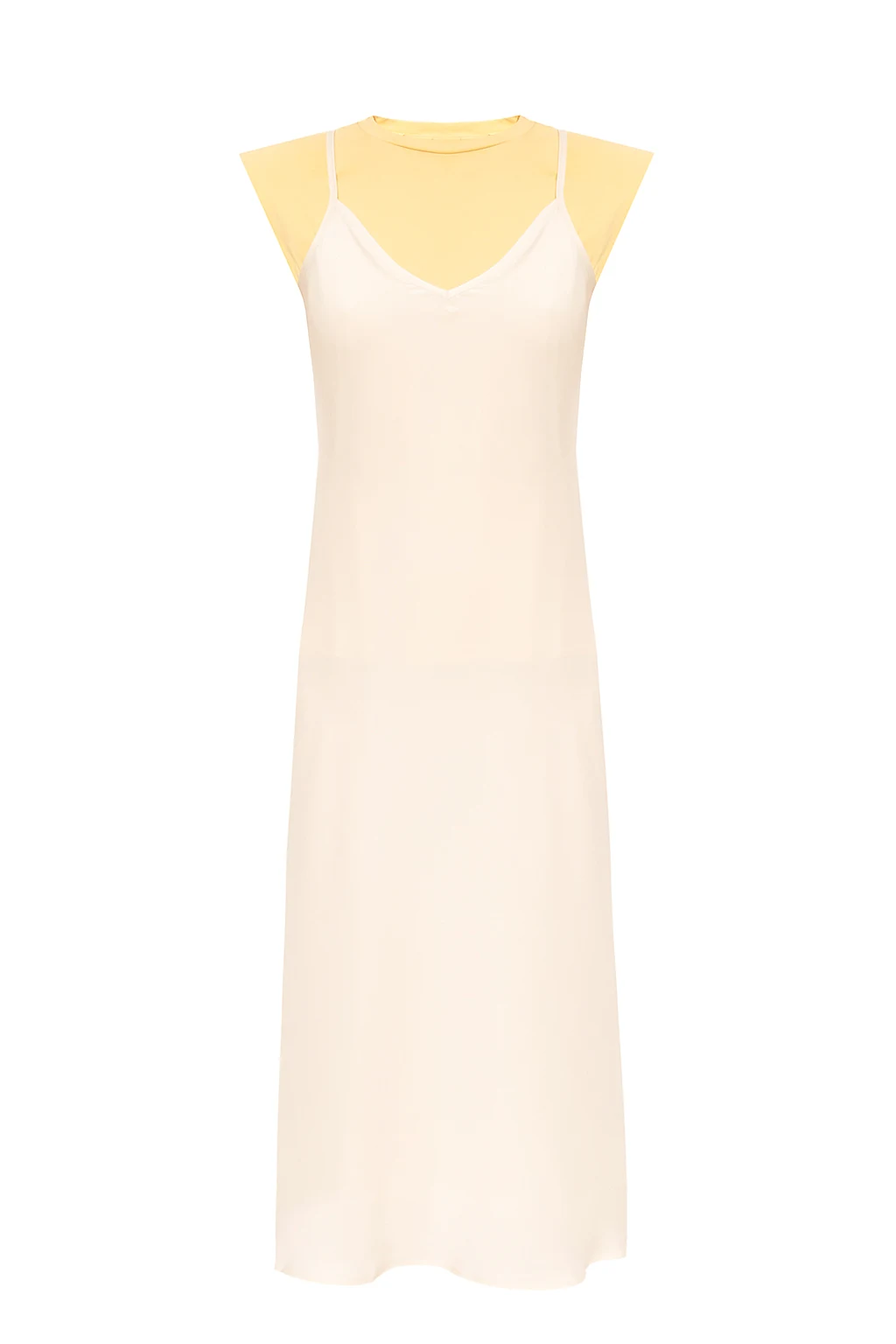 cream ‘Tierny’ 2-in-1 dress