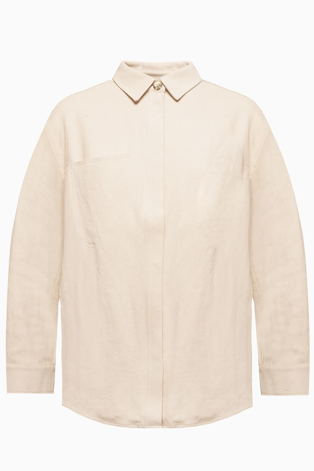 cream Shirt with pocket