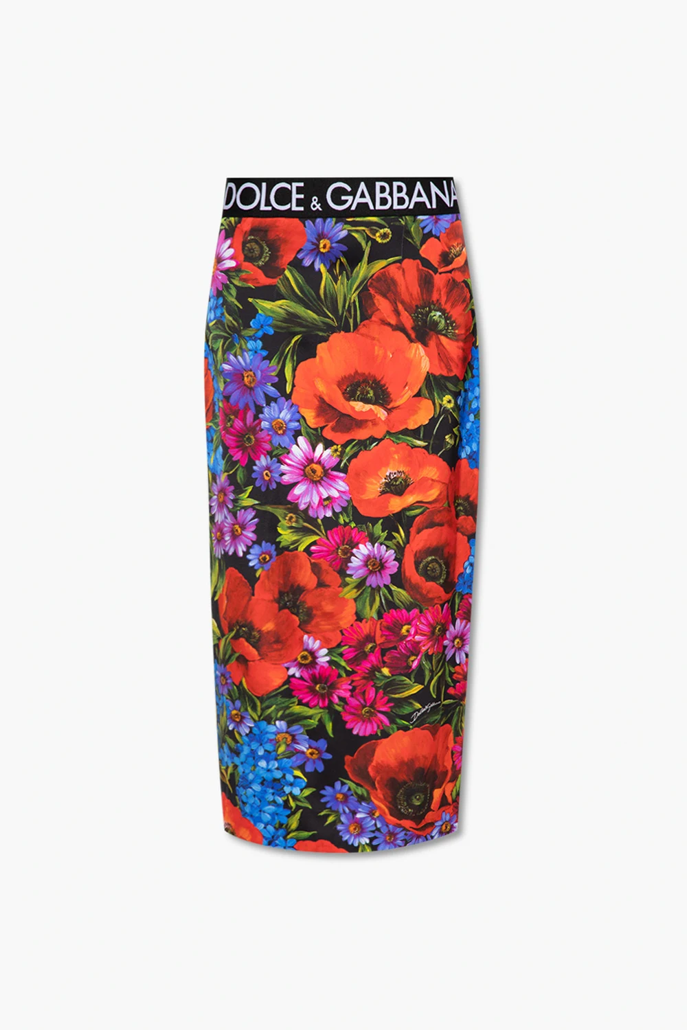 MULTICOLOUR Skirt with floral motif