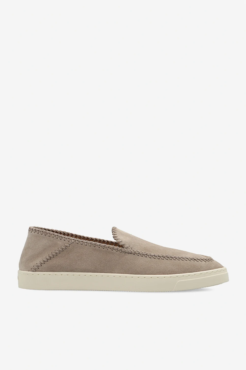 Zamszowe buty typu ‘slip-on’