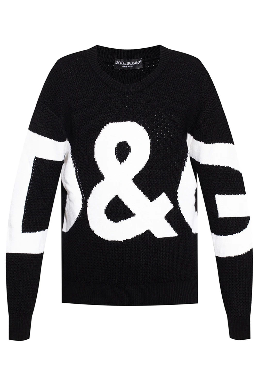 BLACK Sweater with logo