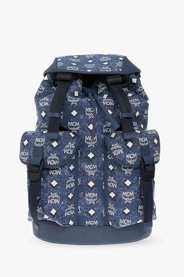 BLUE Monogrammed backpack