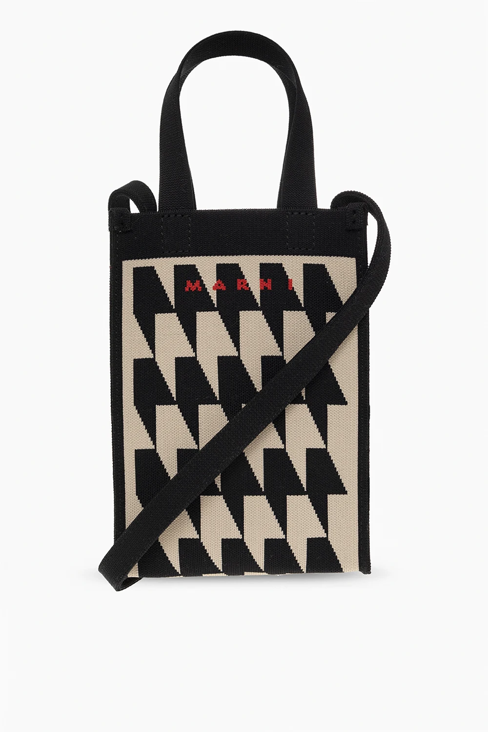 Shoulder bag with logo