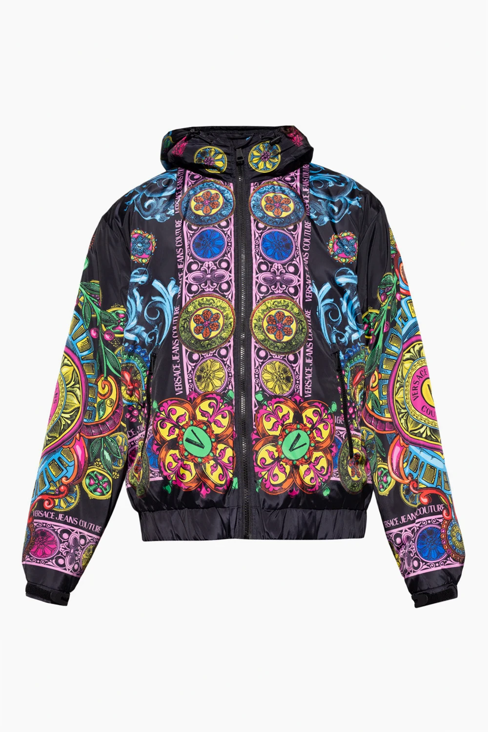 MULTICOLOUR Jacket with Baroque print