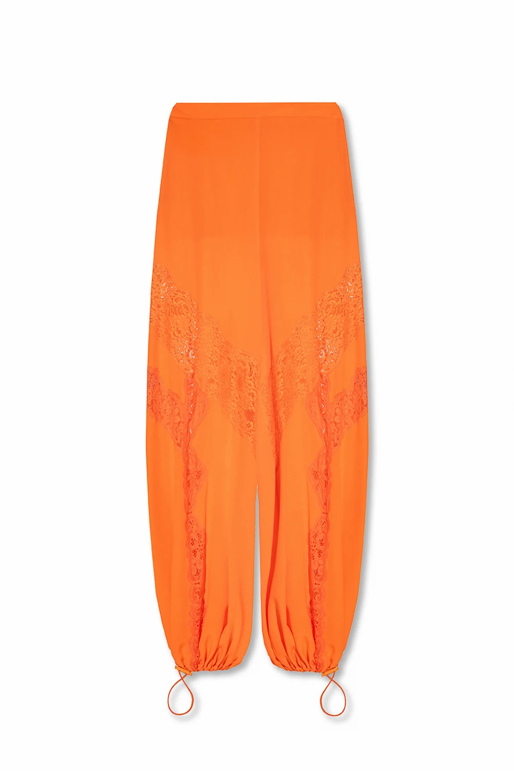 ORANGE Silk trousers