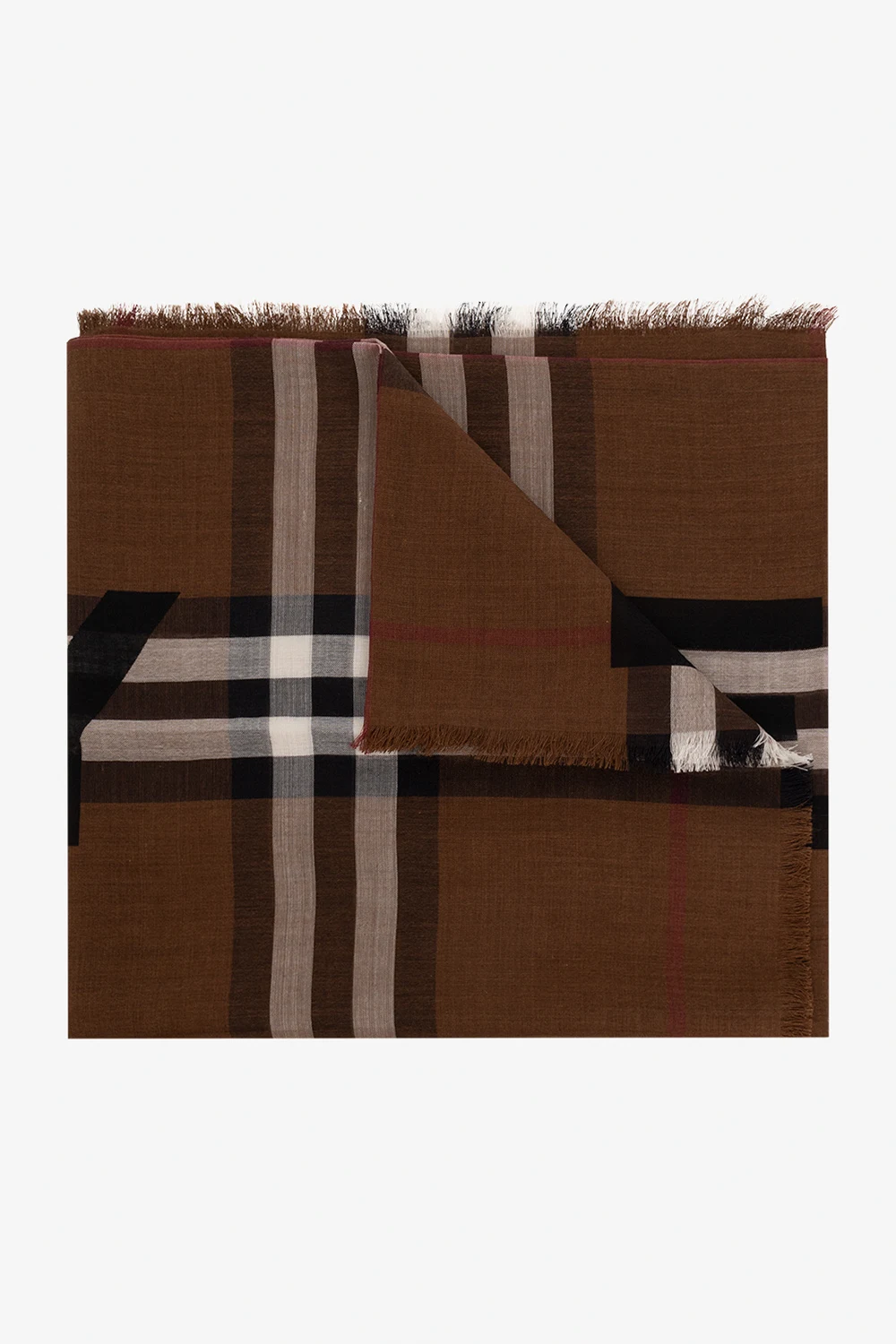 Checked shawl