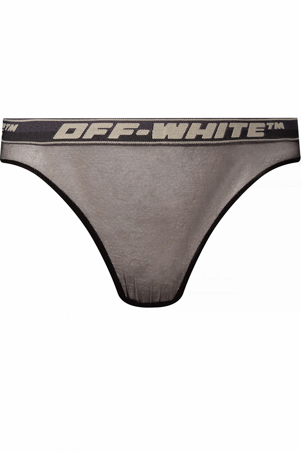 Thong with logo