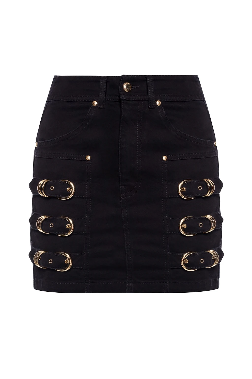 BLACK Denim skirt
