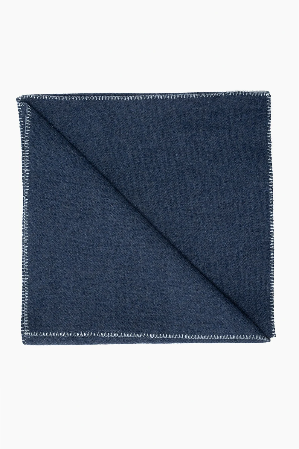 NAVY BLUE ‘Loli’ logo scarf