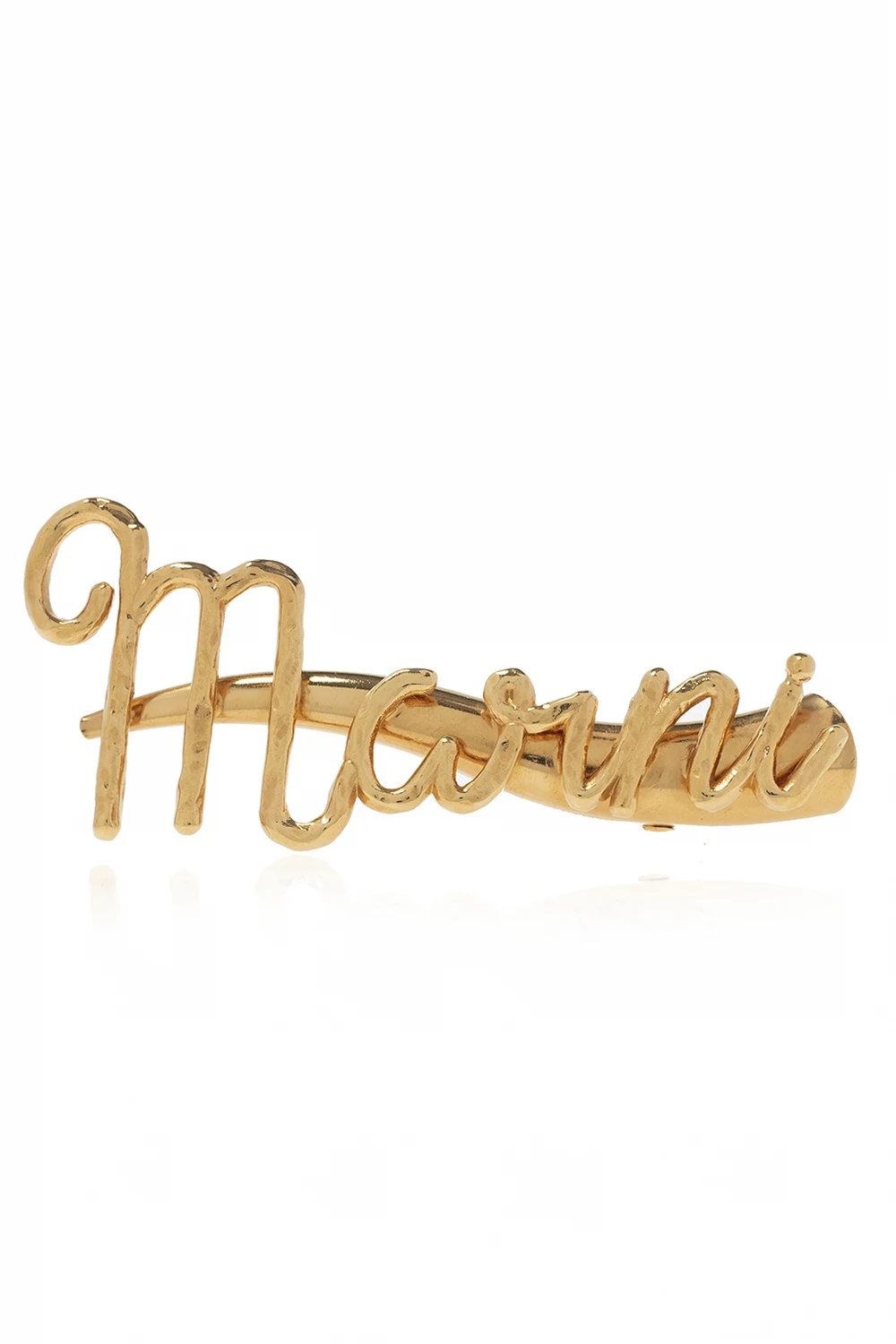 GOLD Hair clip with logo