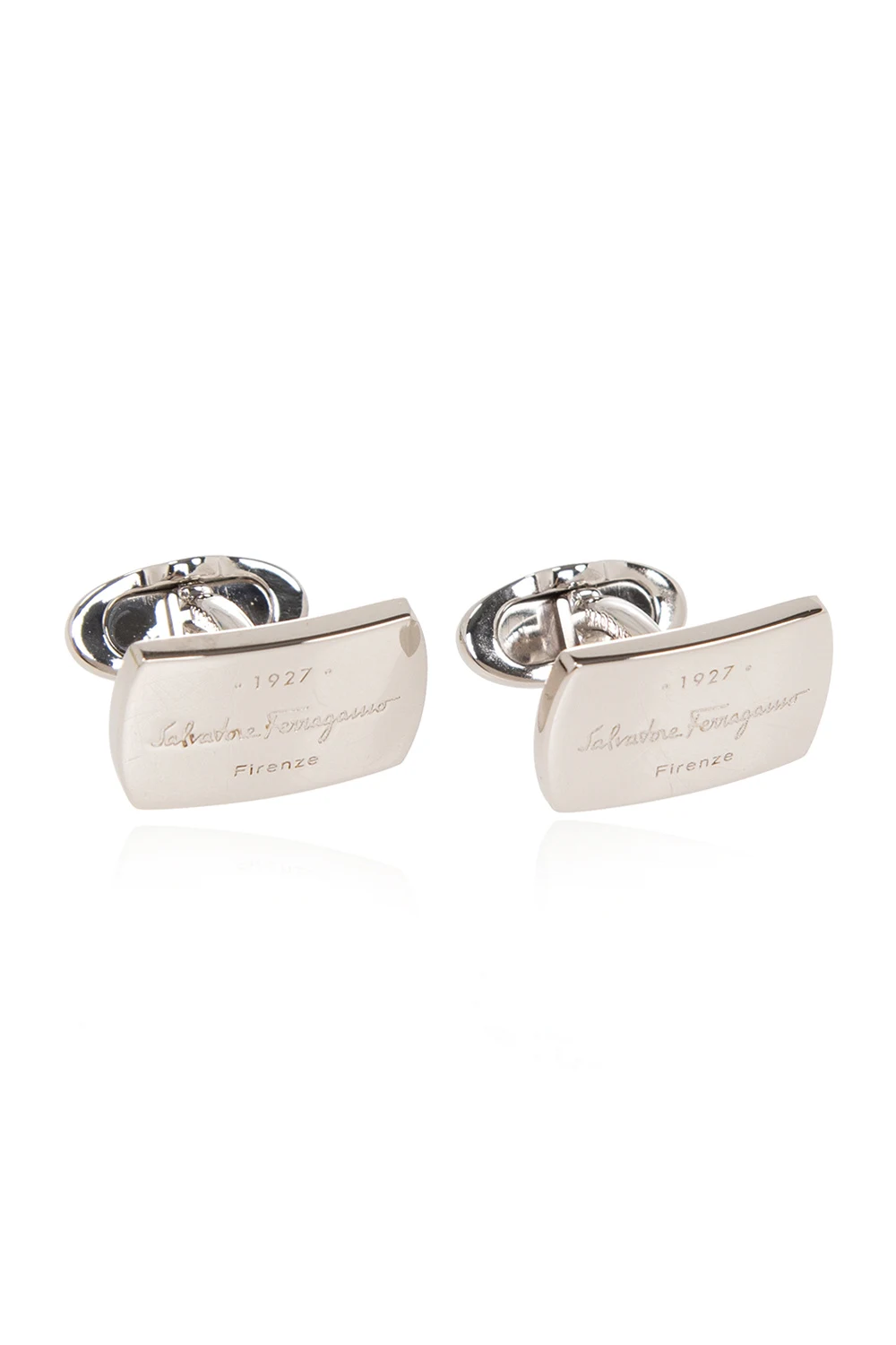 SILVER Cuff links with logo