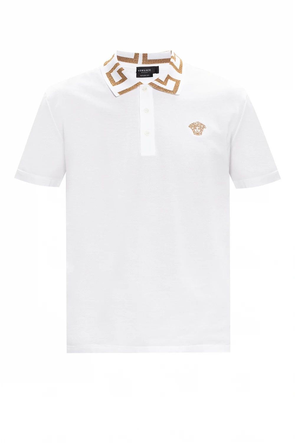WHITE Polo shirt with logo