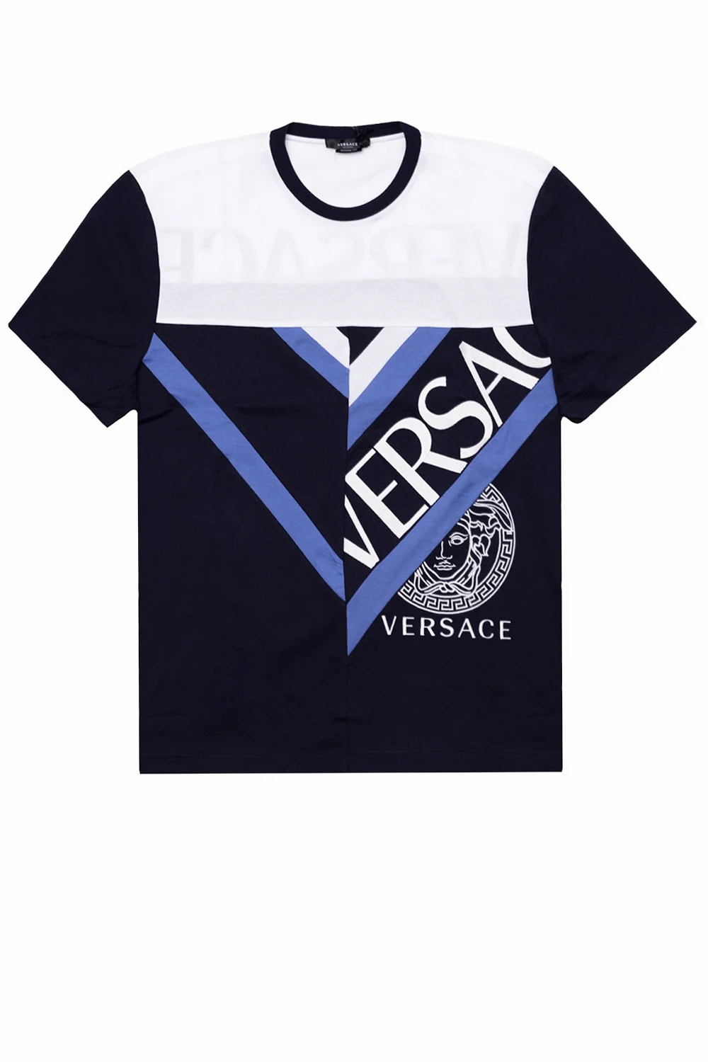 NAVY BLUE T-shirt with logo