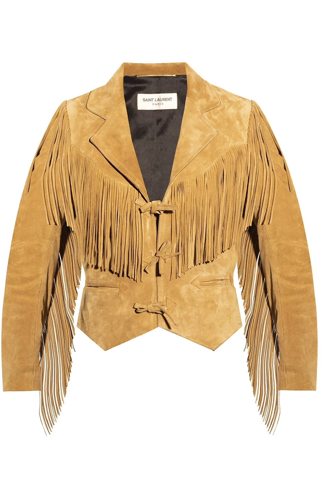 Fringed suede jacket
