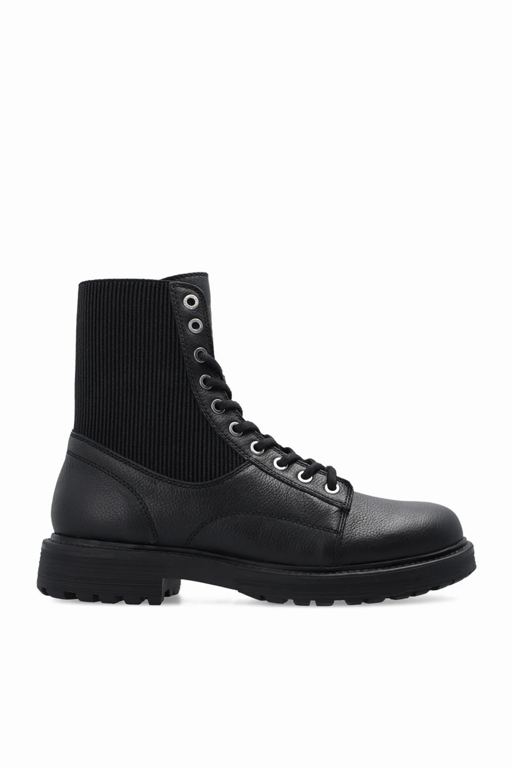 BLACK 'D-Alabhama' combat boots
