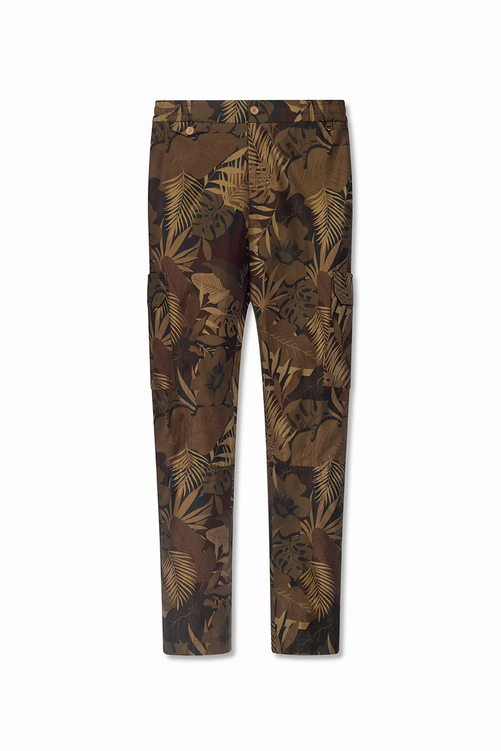 Patterned cargo trousers
