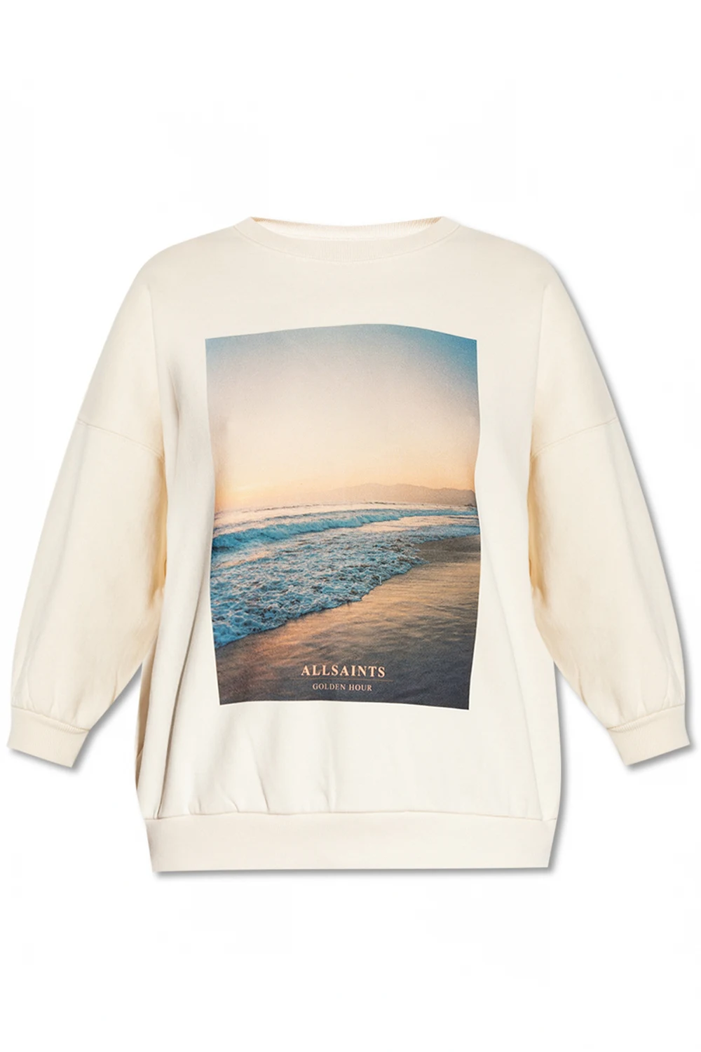 cream ‘Solis’ short-sleeved sweatshirt