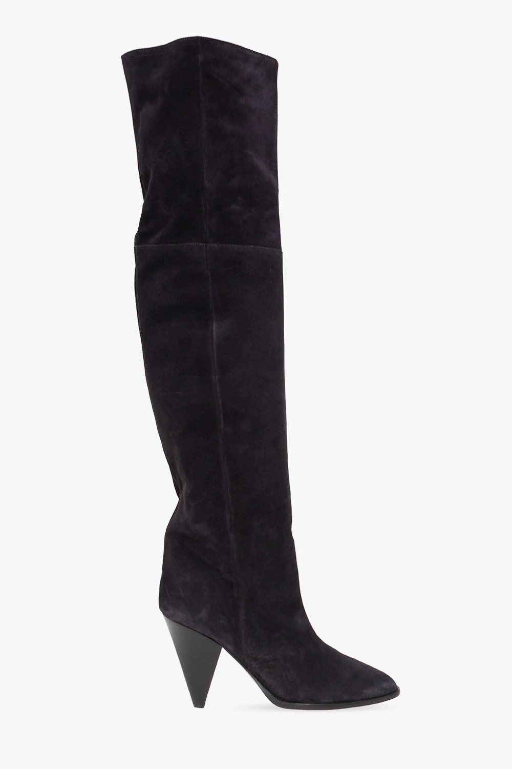 ‘Riria’ suede heeled boots