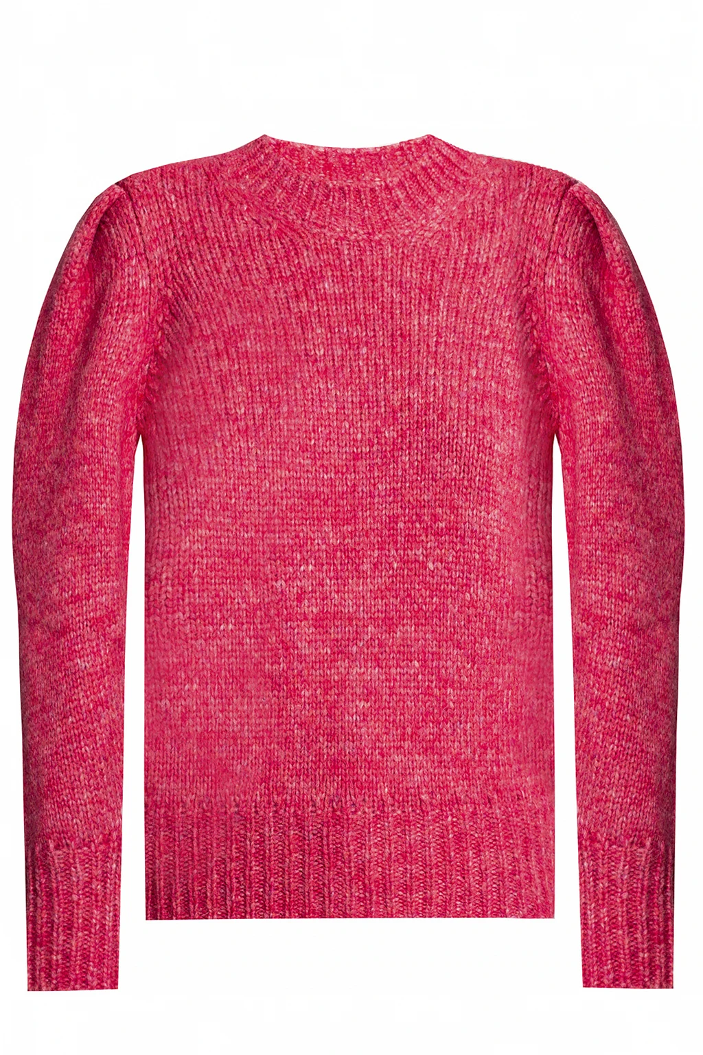 Sweater with puff sleeves
