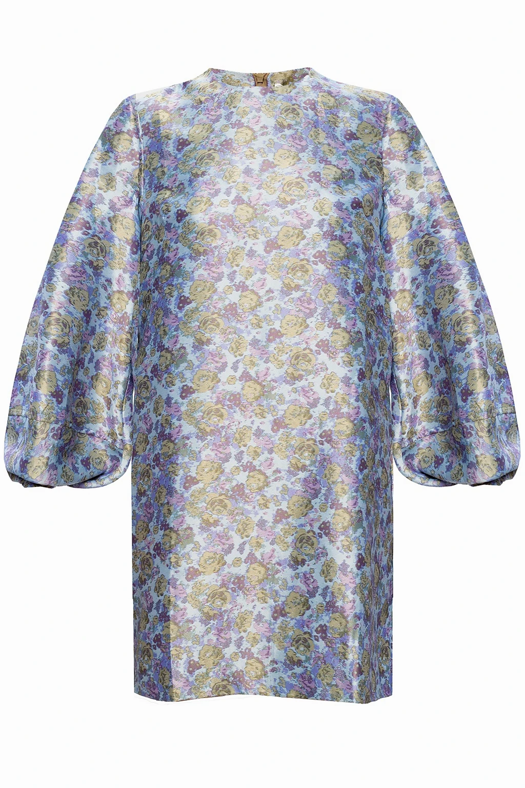 BLUE Floral-printed dress
