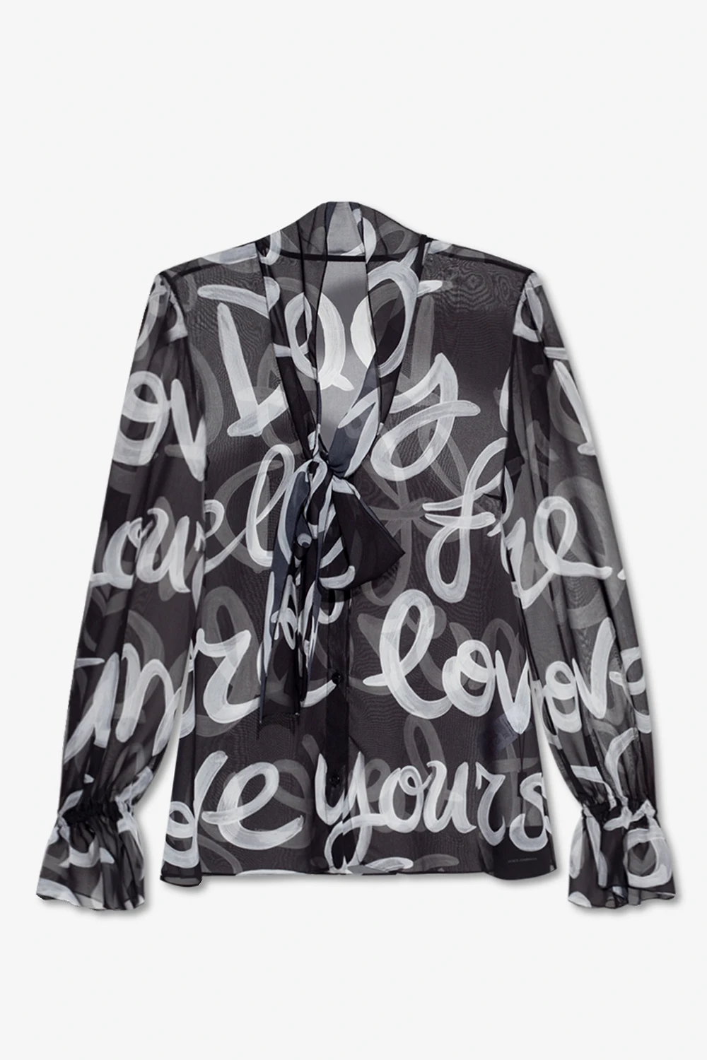 BLACK Chiffon shirt