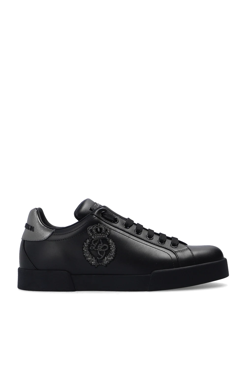 BLACK Sneakers with logo