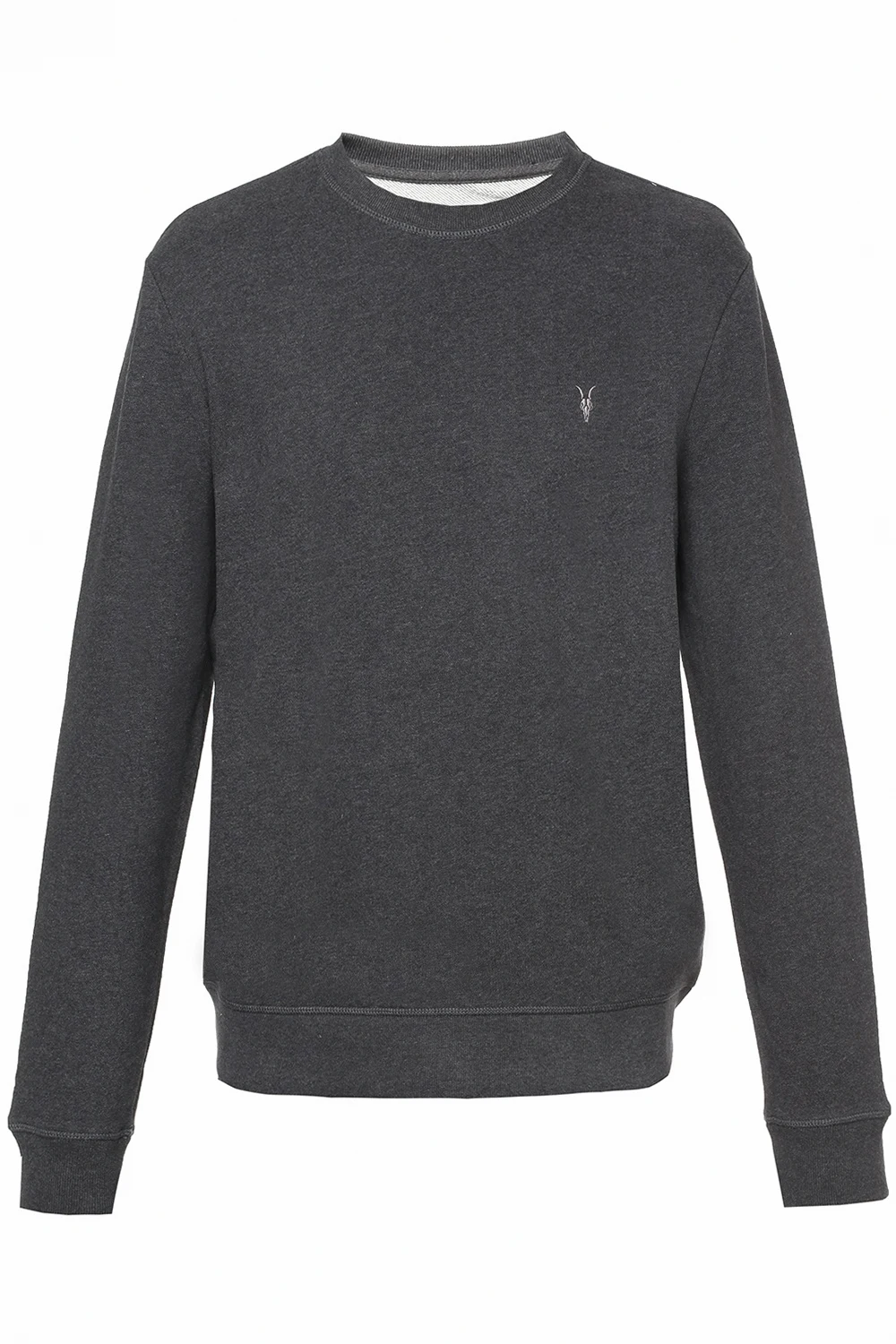 GREY 'Raven' Logo-embroidered sweatshirt