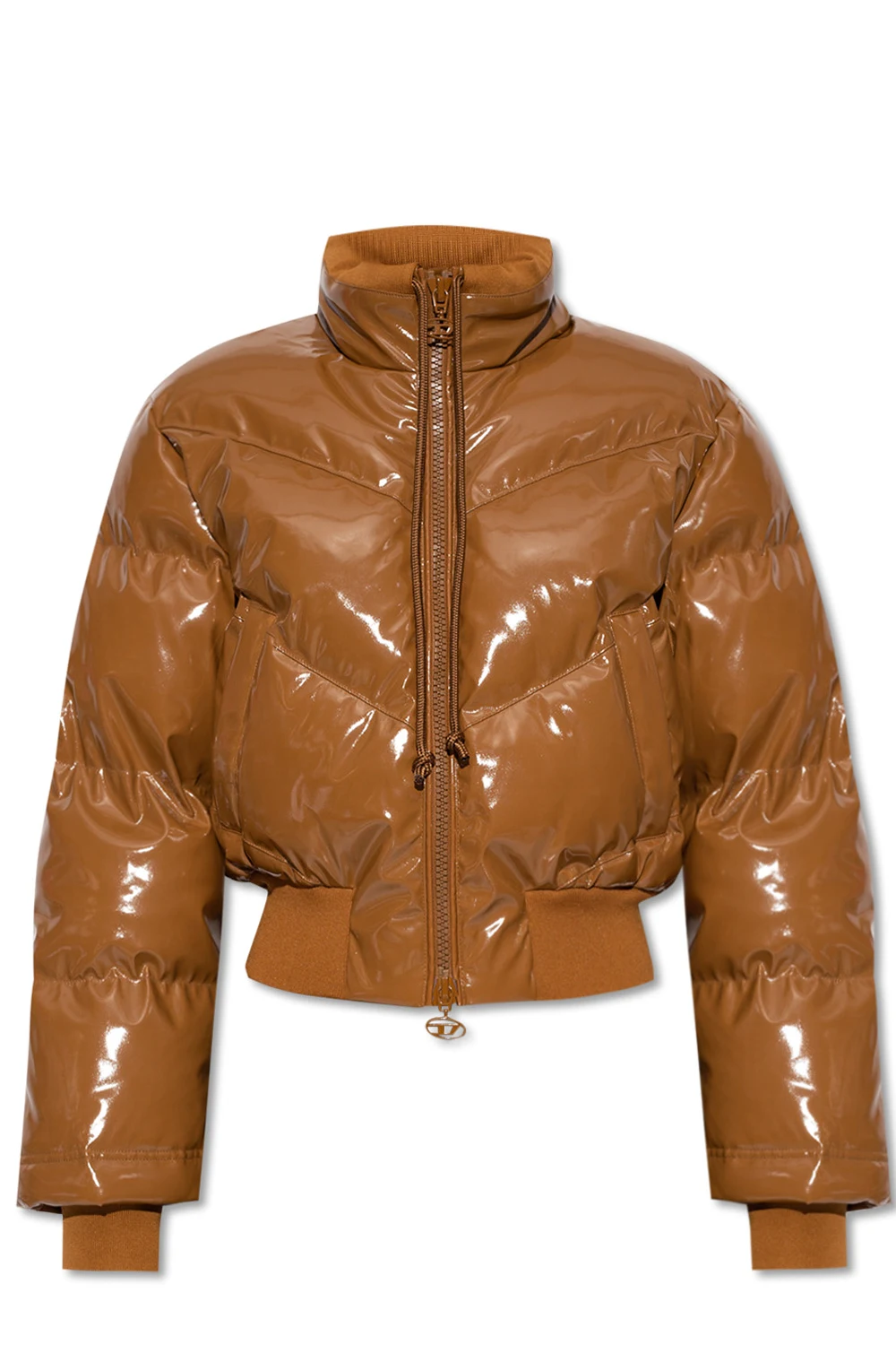 BROWN ‘W-Crema’ down jacket