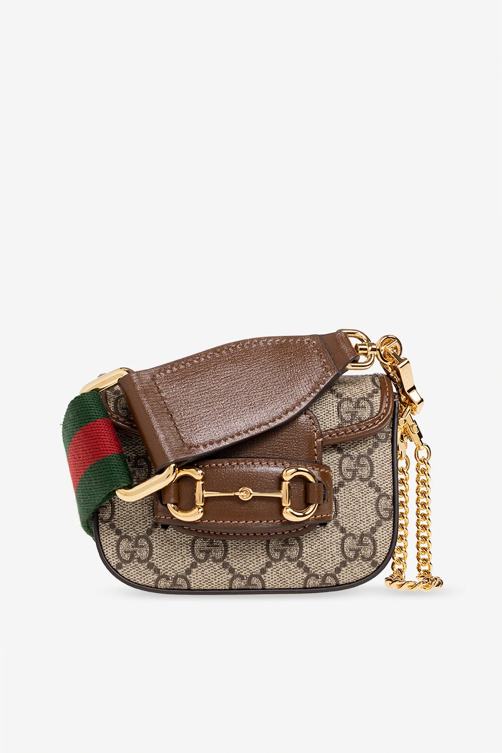 beige 'Horsebit 1955’ belt bag