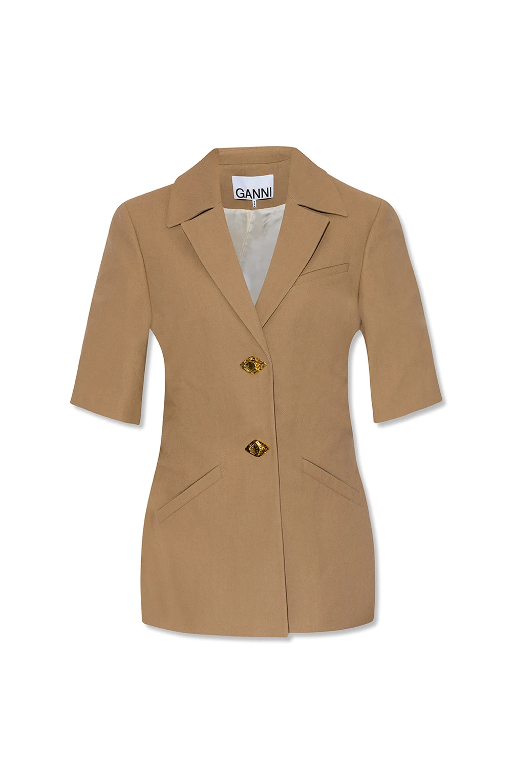 Blazer with short sleeves