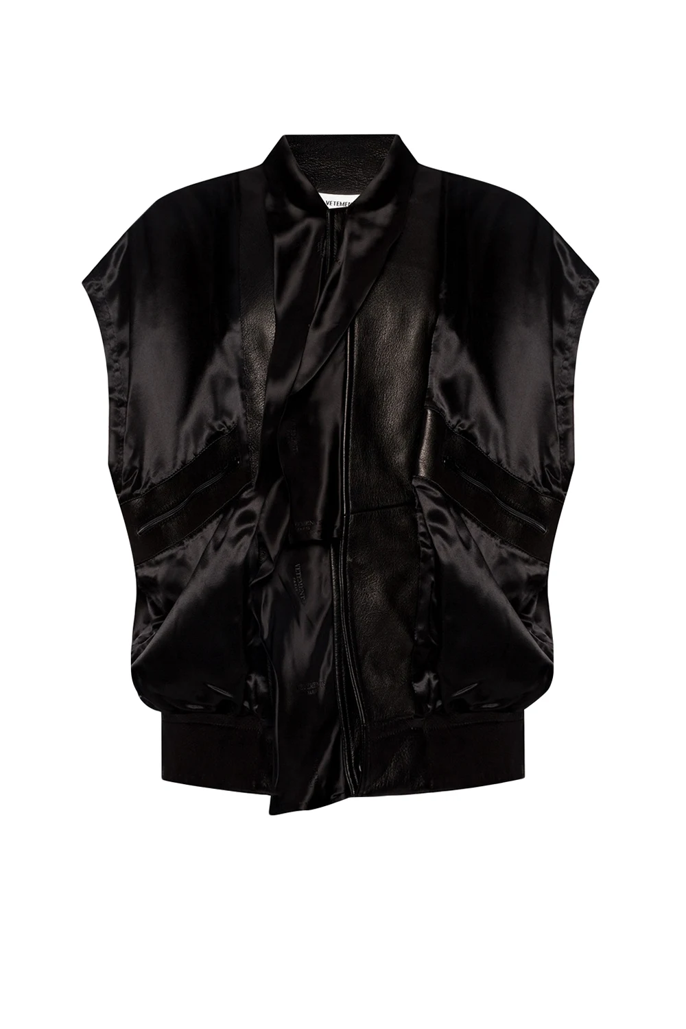 BLACK Vest with logo