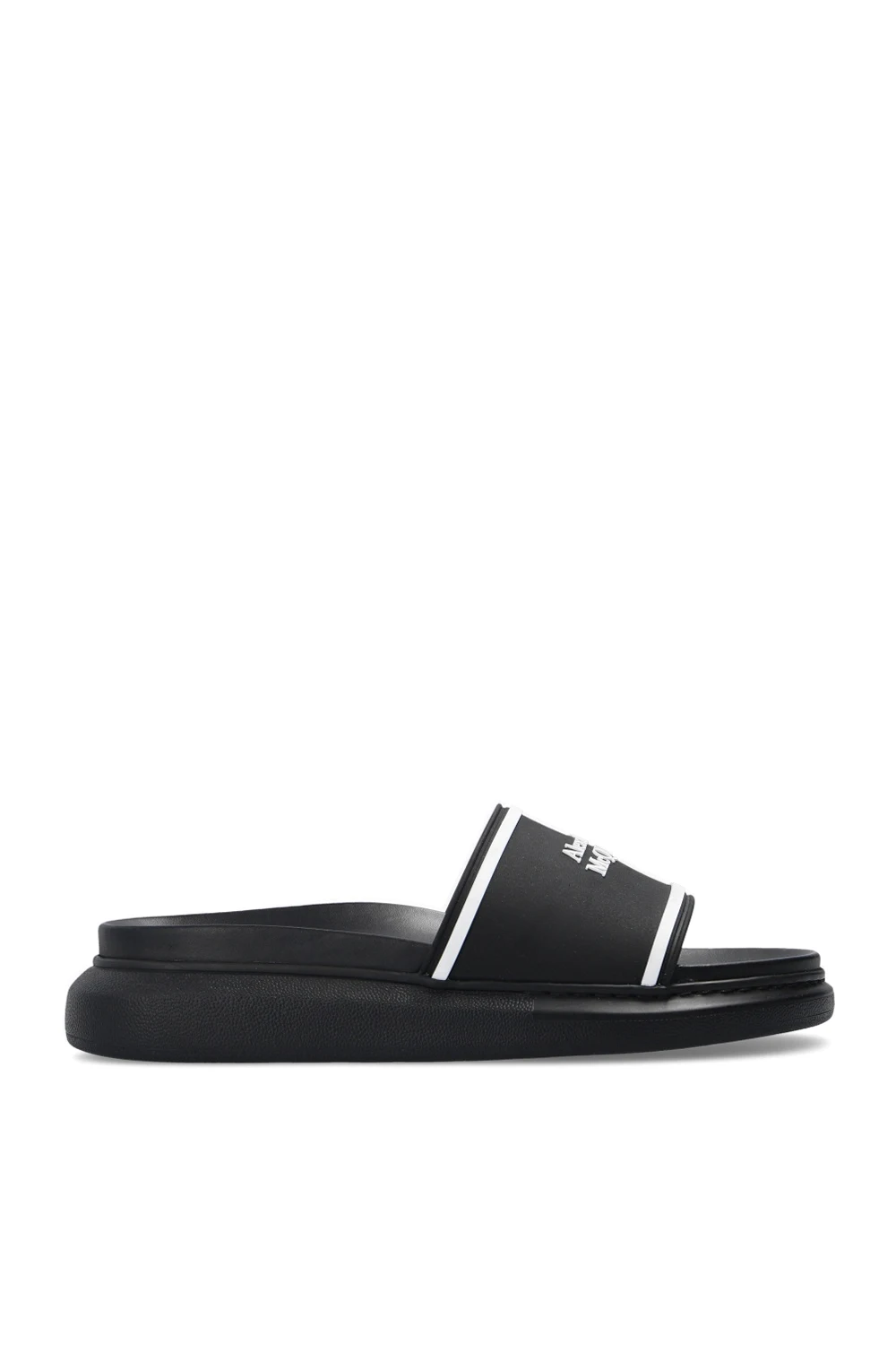 Rubber logo slides