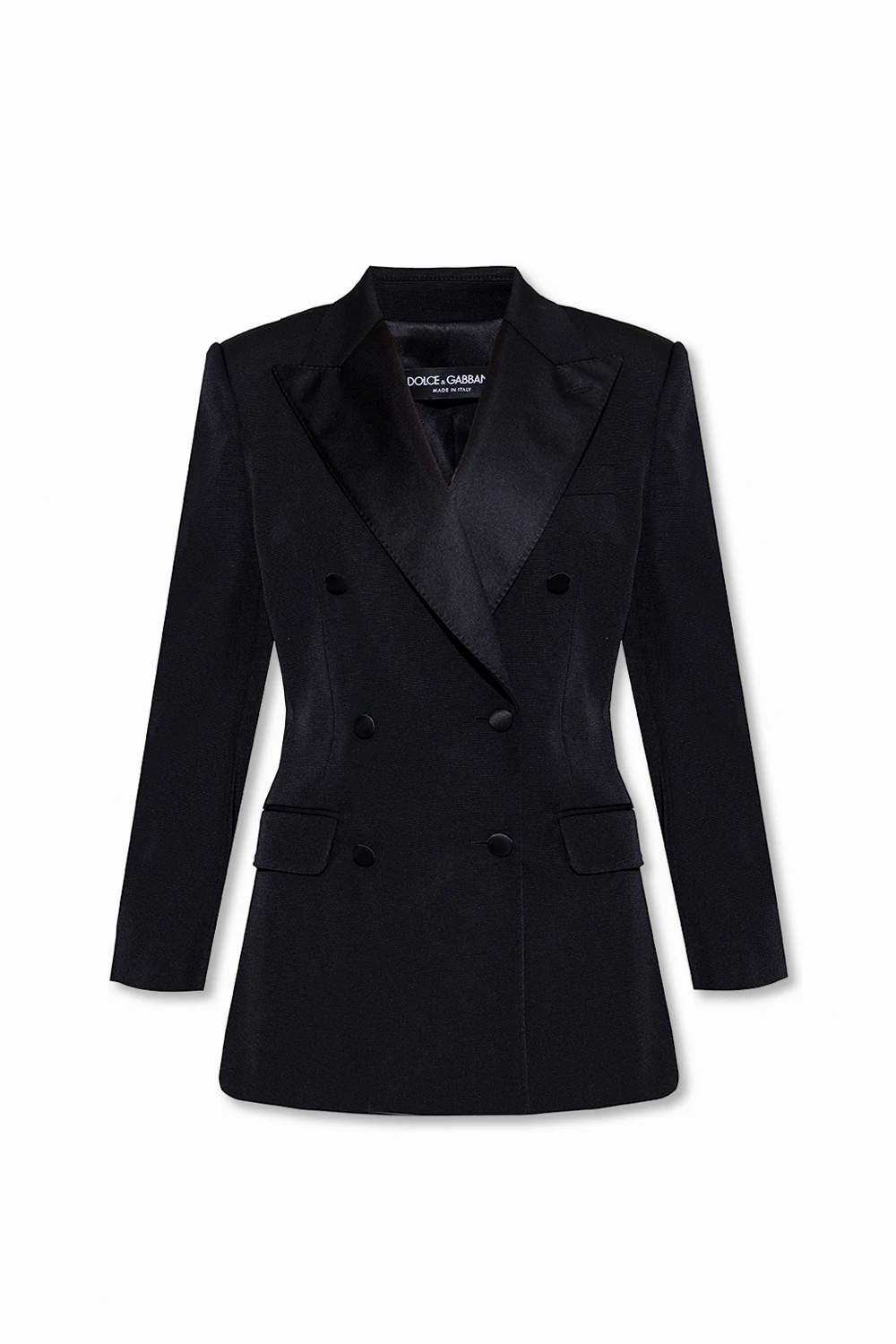 BLACK Double-breasted blazer