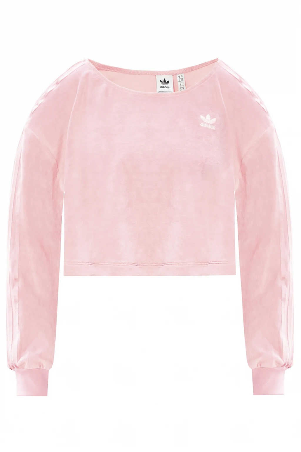 Welurowa bluza z logo