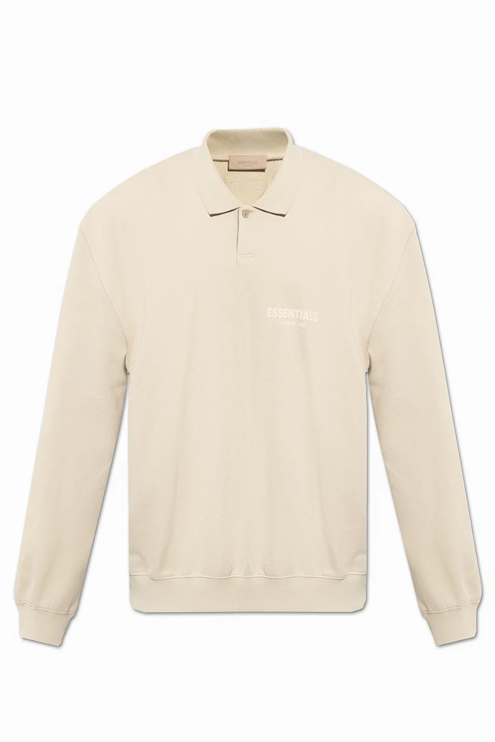 beige Sweatshirt with collar