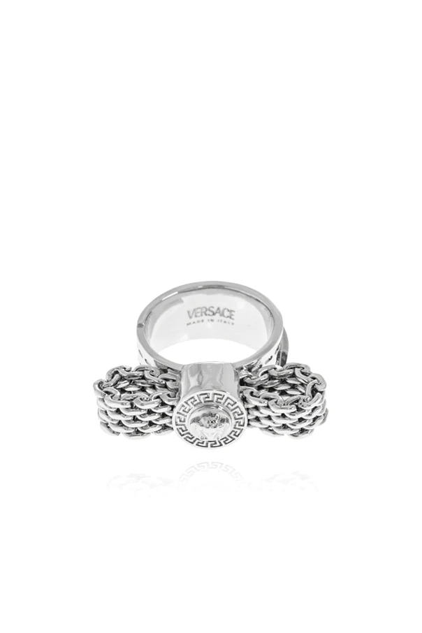 SILBER Ring mit Medusenkopf
