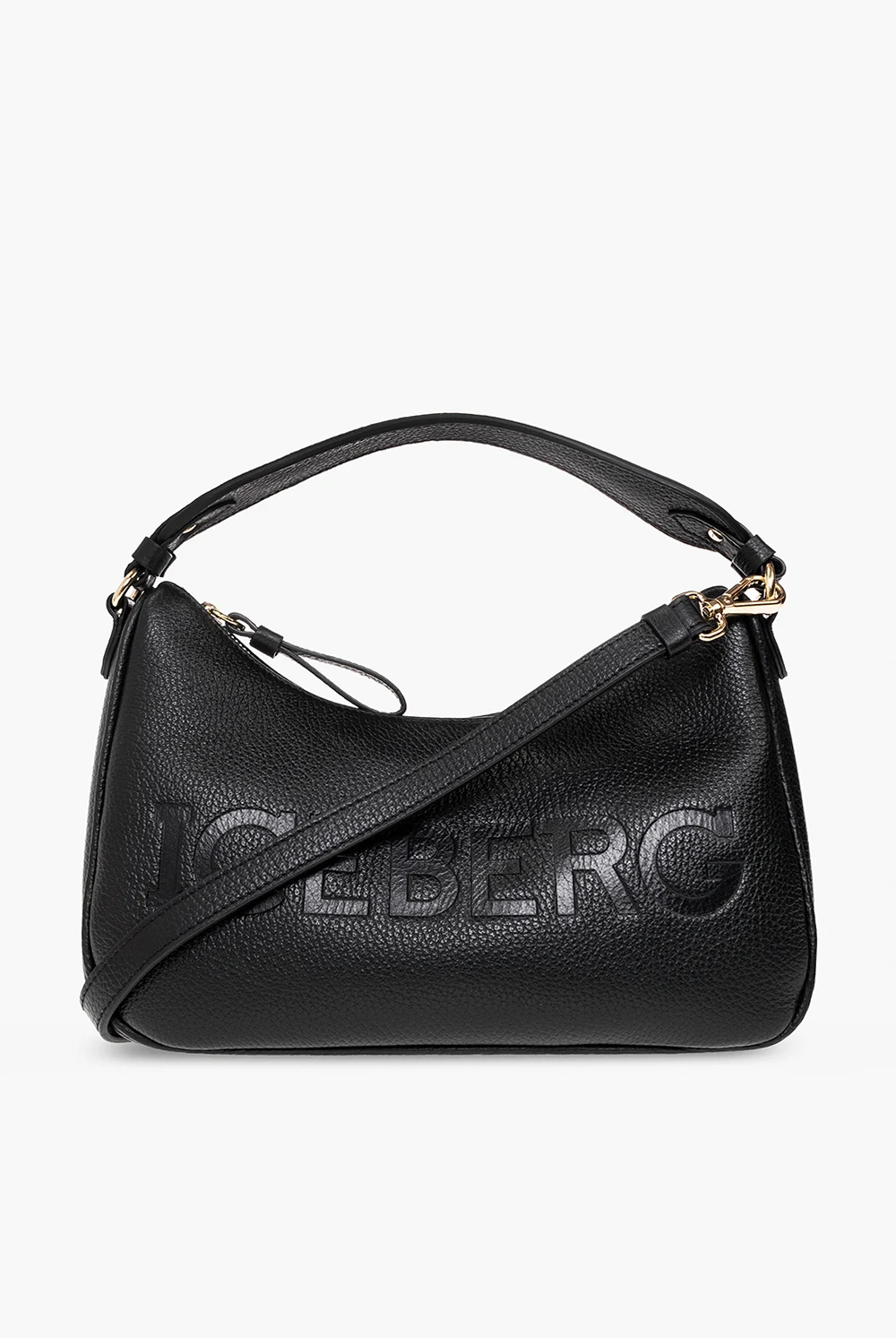 BLACK Shoulder bag with logo