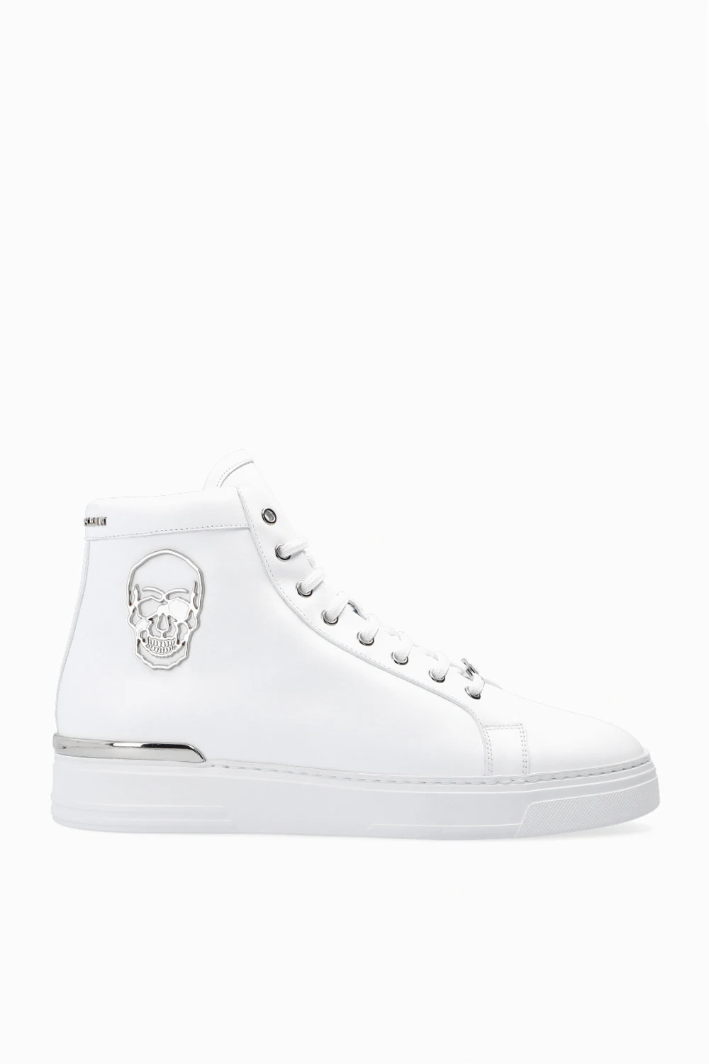 WHITE High-top sneakers