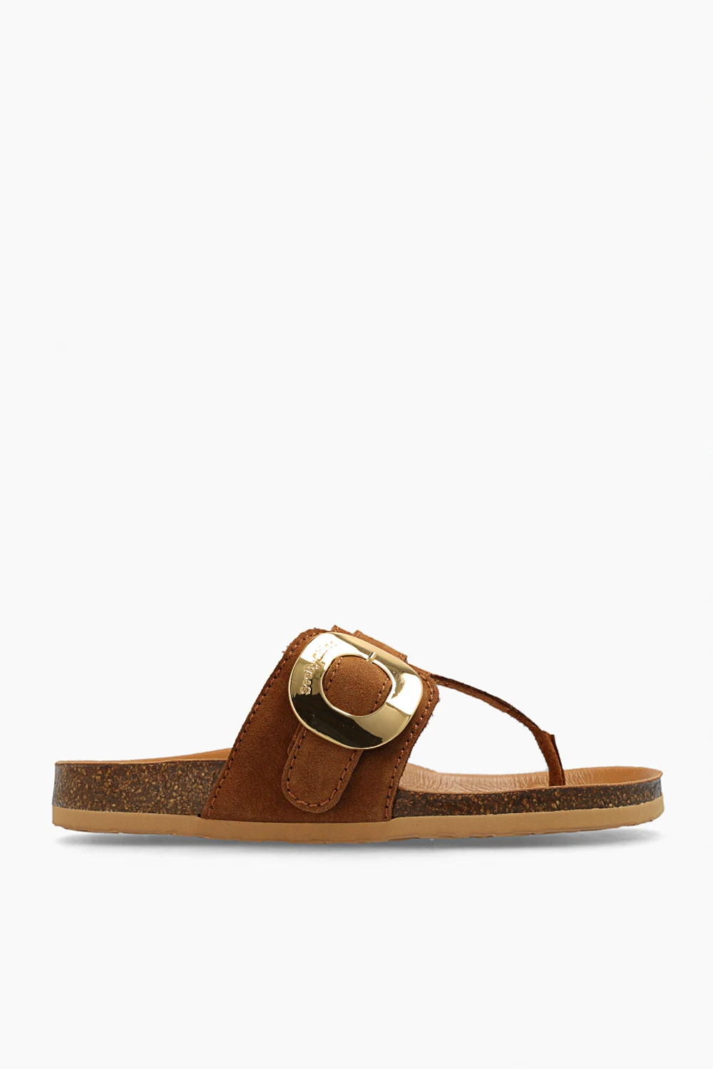 ‘Chany’ suede slides